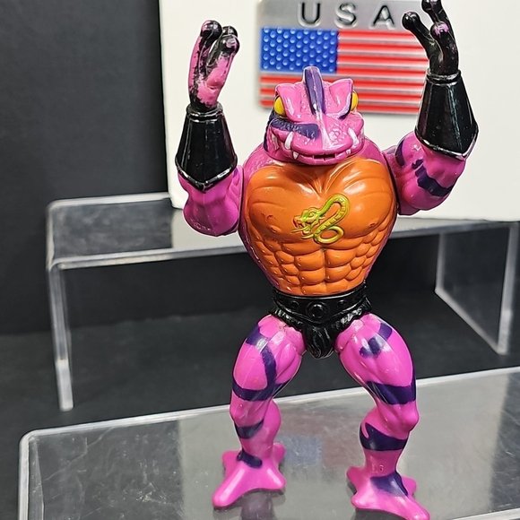 VTG 1985 Mattel MOTU Masters Of The Universe TUNG LASHOR FIGURE incomplete - Picture 6 of 8